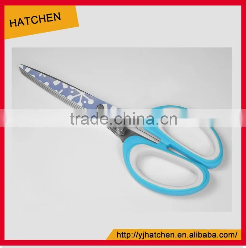 SK-028 PP+TPR Handle Household Kitchen Stainless Scissors