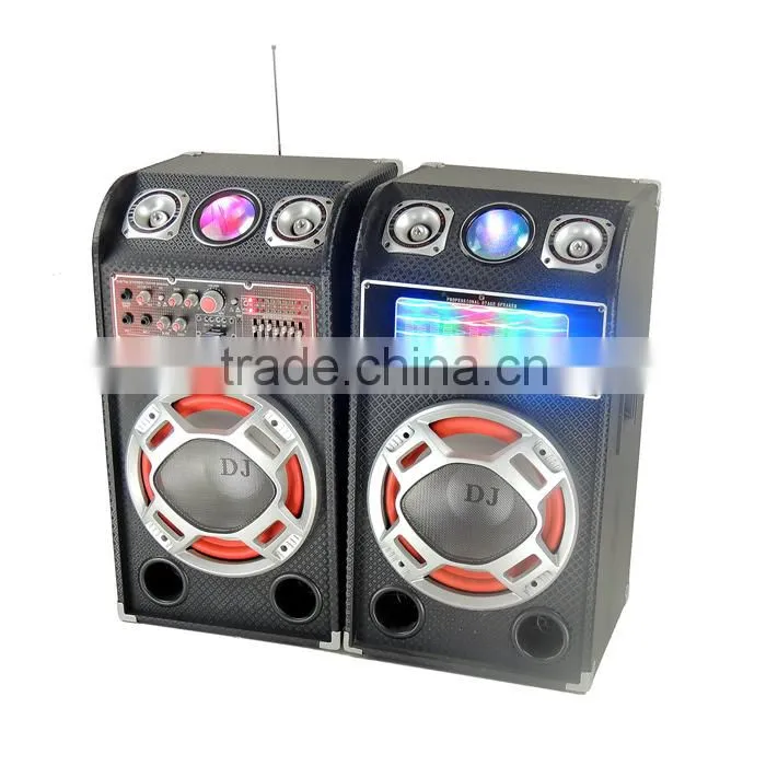 Professional stage DJ bluetooth speaker with usb