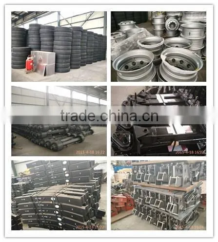 Best selling Transportion heavy machinery 60T-120T low bed semi trailer