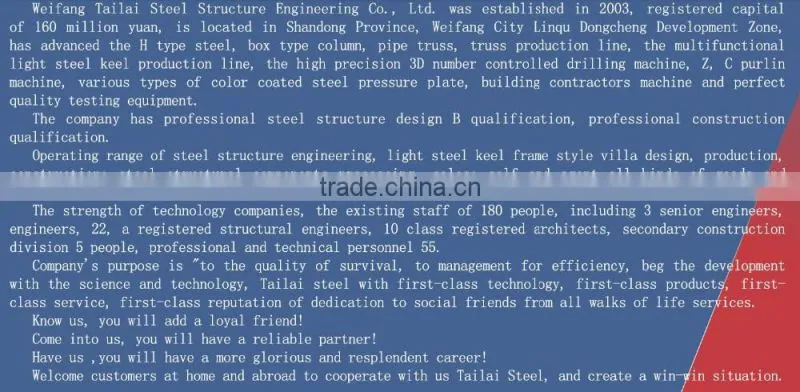 Steel Frame Structure Construction Building