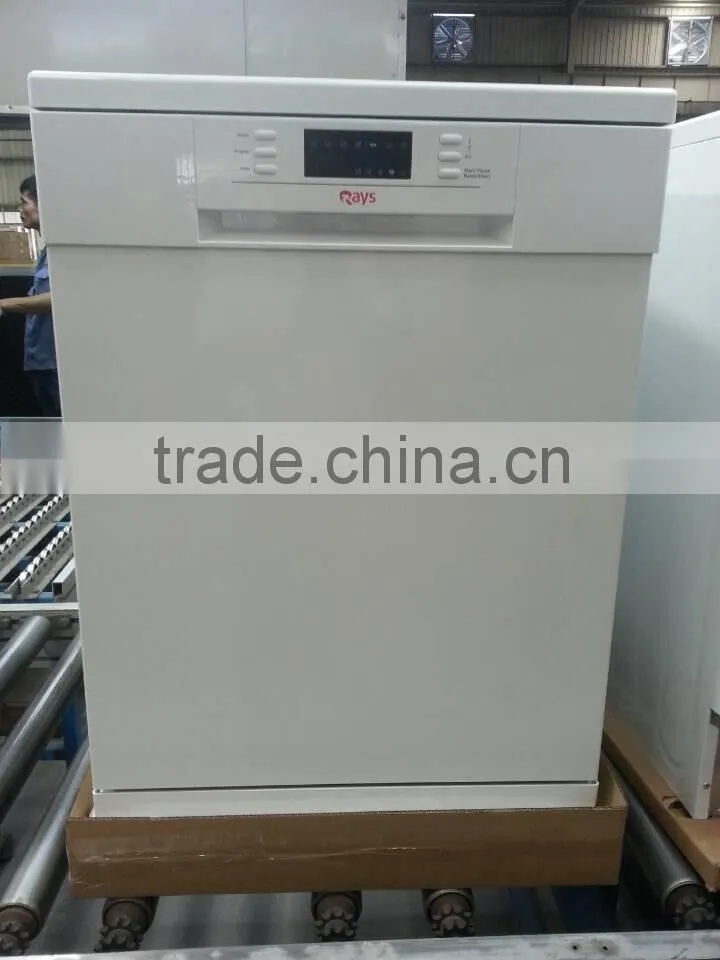 Automatic vertical front loading freestanding dish washing machine with LED display