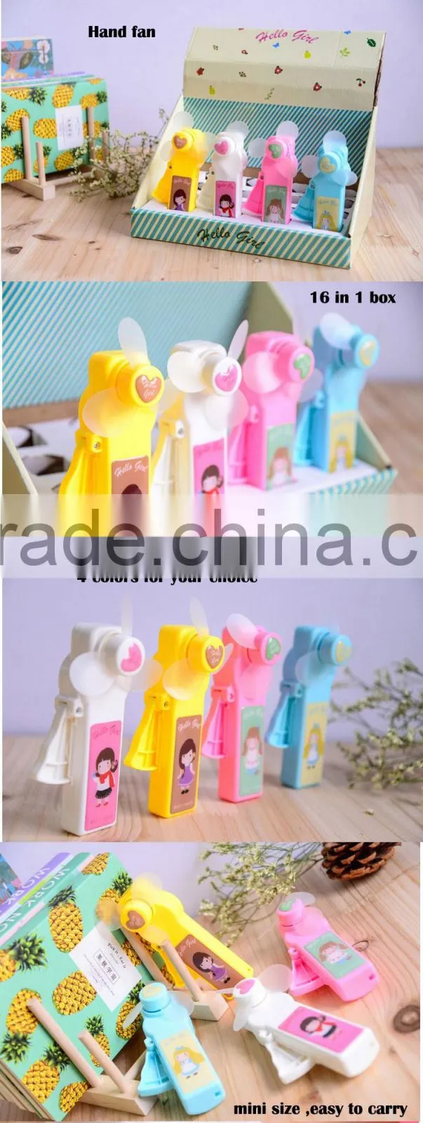 Custom design mini cooler breeze fan toys for sale
