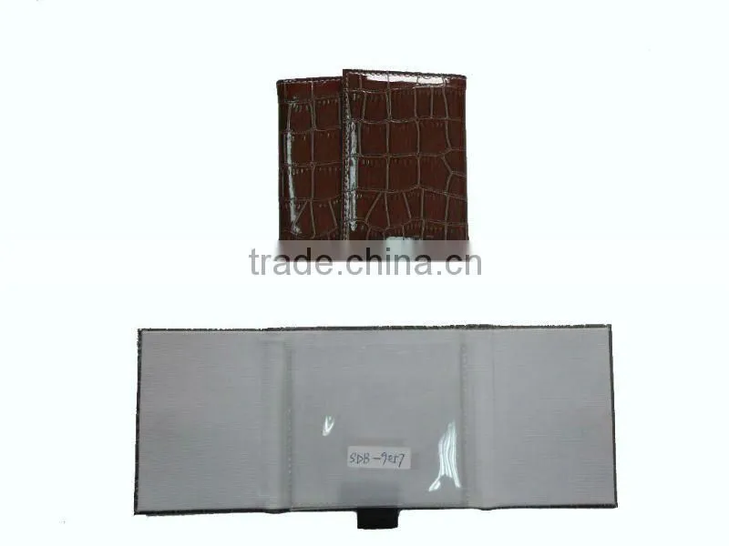 PU leather cover memo pad with pen set