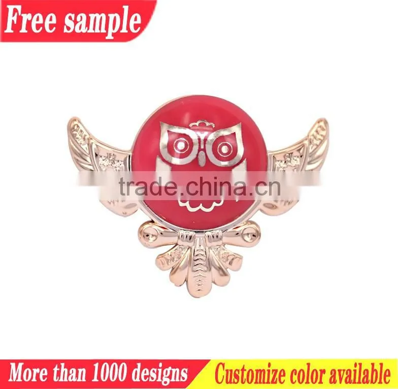 Bird design plastic shoe decoration buckle flower accessories