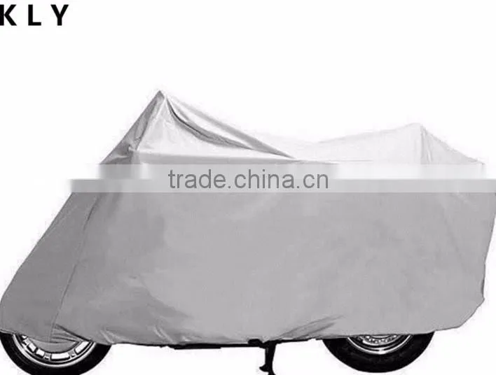 170T economic waterproof silver motorbike cover
