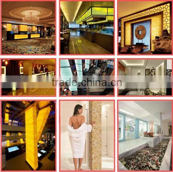 Translucent Resin Panel Decoration