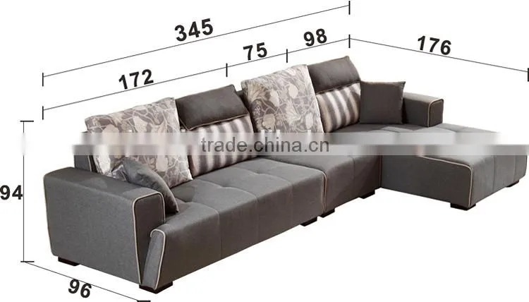 Adjustable Armrest Lounge Sofa Modern Bedroom Furniture