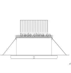 Factory price ! CE RoHS approed high lumen 3w high power dimmable led ceiling lights