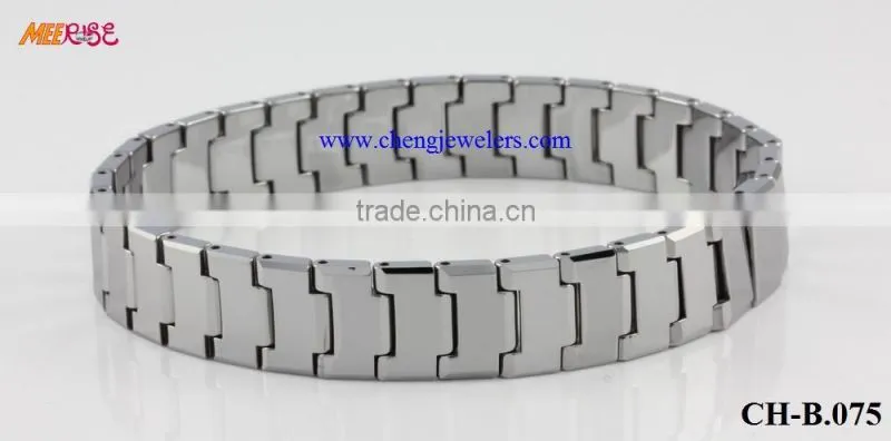 2015 IP black tungsten cool bracelets,stylish bracelets,tungsten jewelers