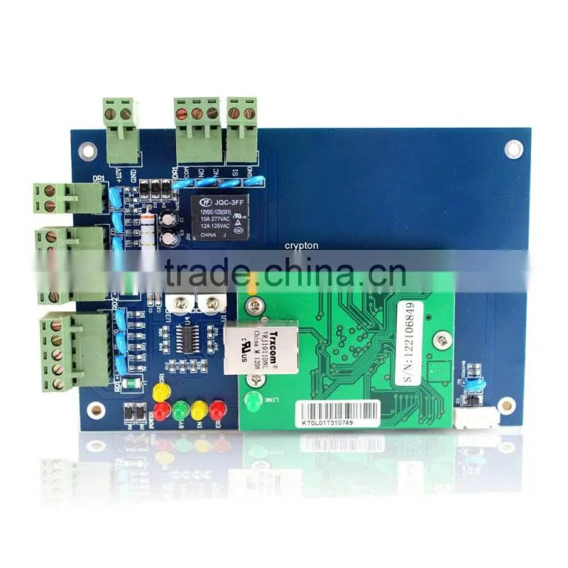 TCP/IP RS232/RS485 wiegand access control board for two doors(JYC-T2002B)