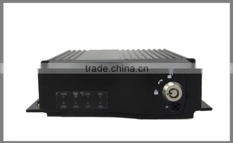 4G GPS MOBILE VEHICLE DVR H.264 BUS VEHICLE DVR WITH SD CARD RECORDING