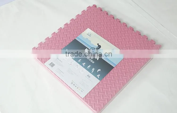 EVA karate sports plain mat leaf texture