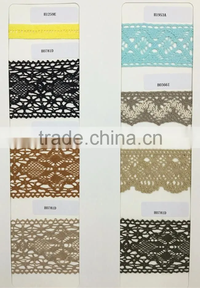High Quality Fashion Decorative Cotton Lace Trimming