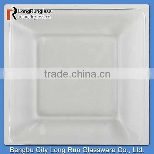 LongRun Transparent Tempo Square Bowl Hot Sale Glass Dinnerware