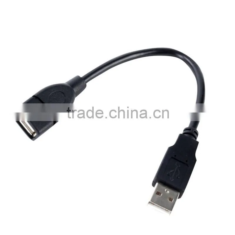 2016 new arrival USB 2.0 A Male to A Female Extension Extender Black Cable