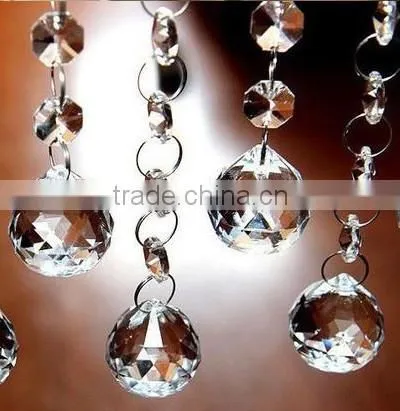 30mm Faceted crystal ball K9 materia