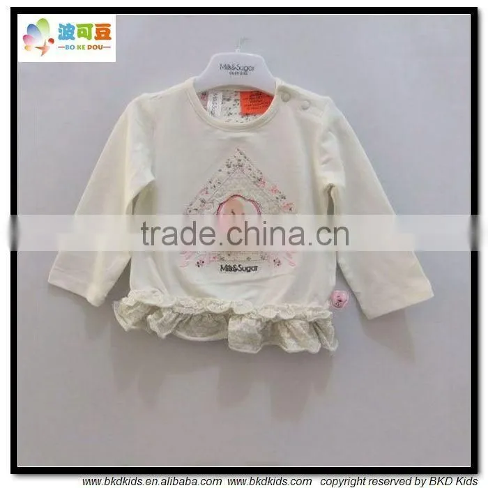 BKD OEM cottonJersey style baby t shirt