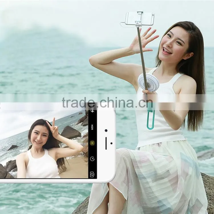 Christmas Gift 3 in1 function powerbank unreal selfie stick with fan