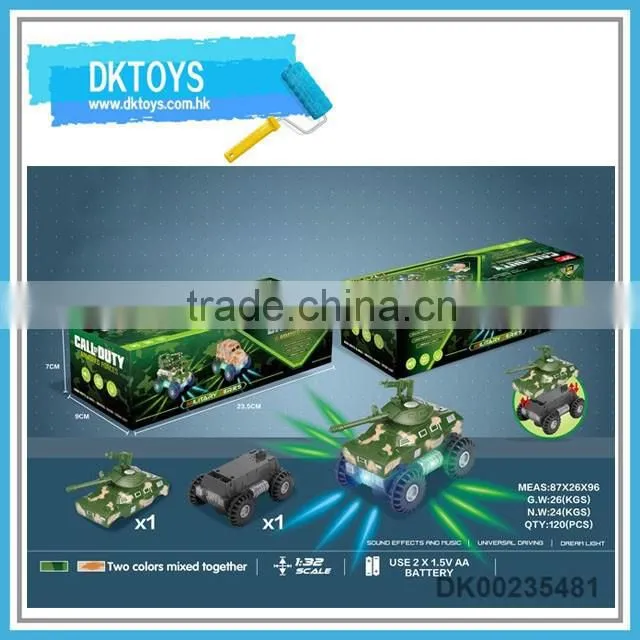 B/O military bump&go command truck toy with light and music
