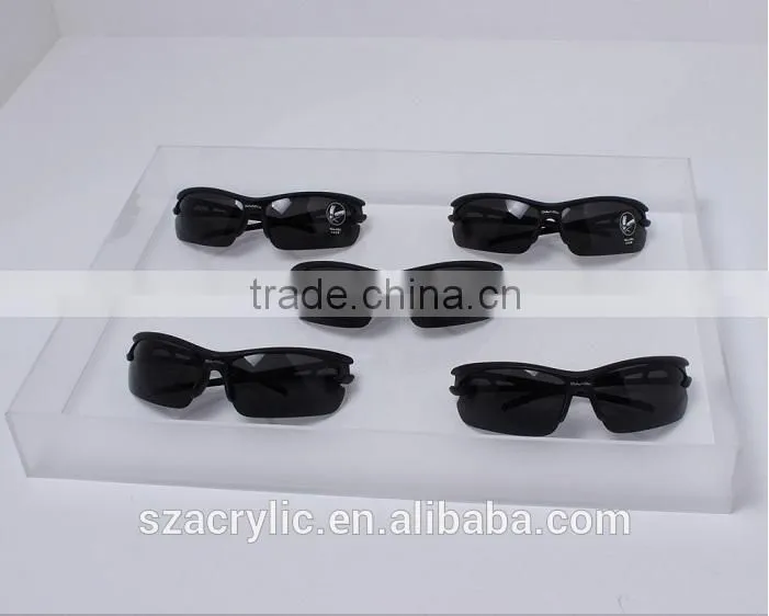 Acrylic tie storage box belt display tray