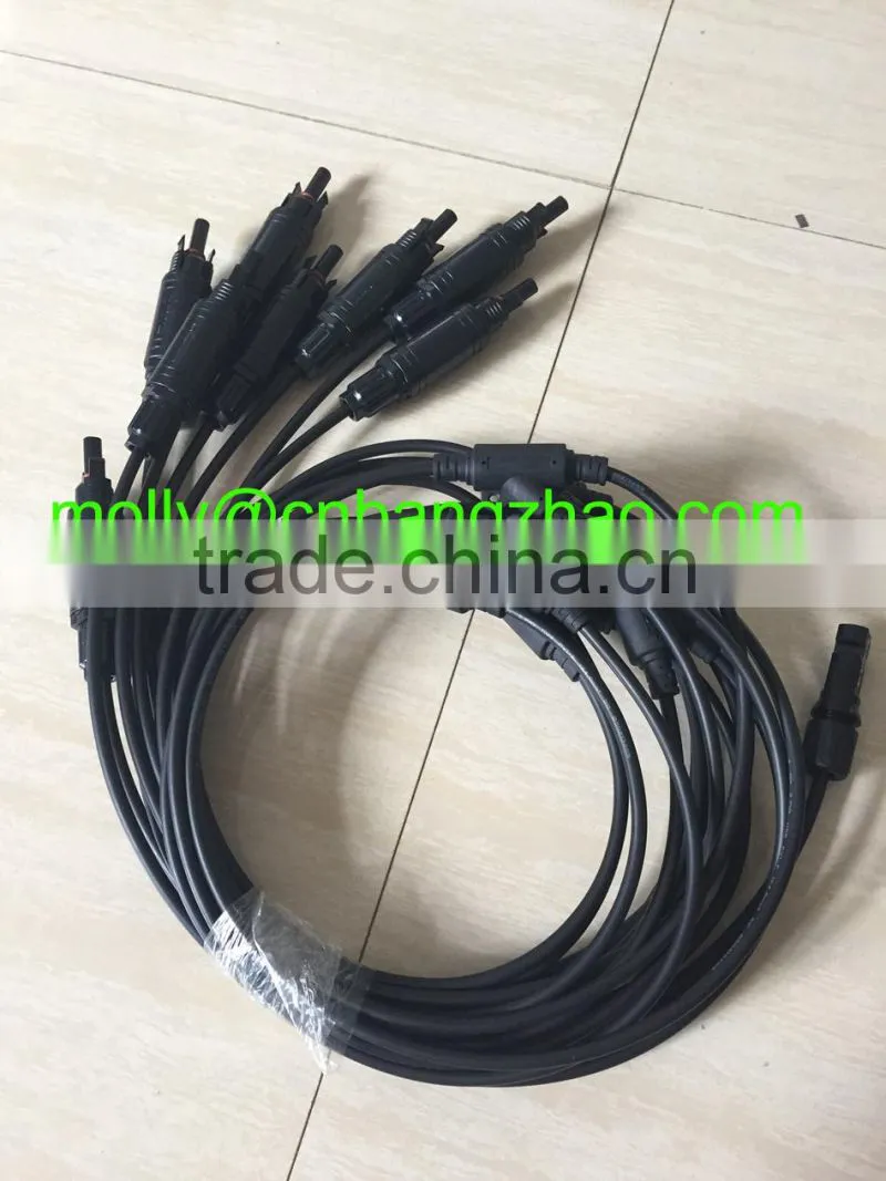 Solar Panel system MC4 4 to 1 Branch Connector Coupler Combiner Spliter 4