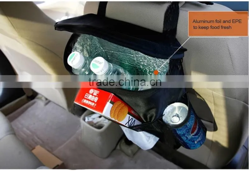 Car seat back Thermal insulation Hanging bag/car seat back storage bag