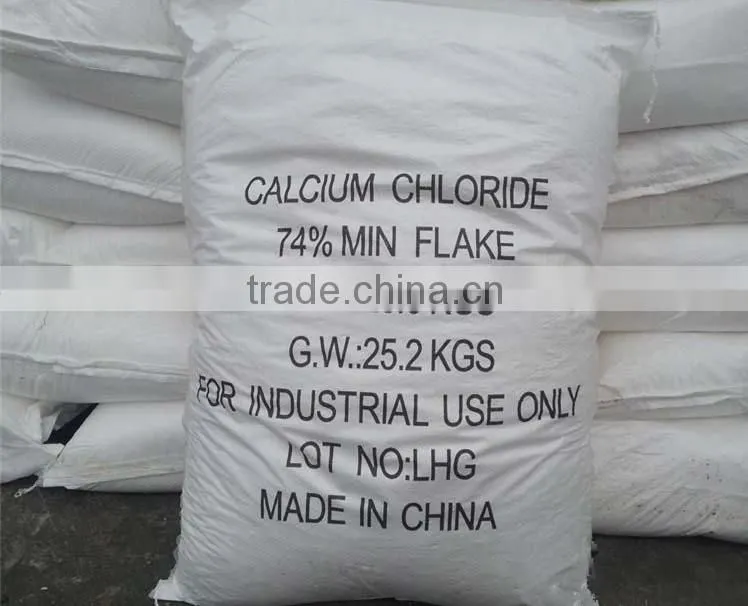 74% drying agent calcium chloride dihydrate flake