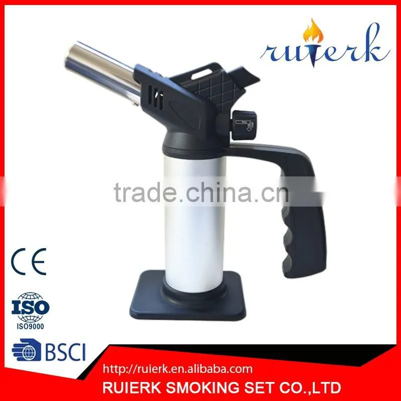 super blue flame heating lighter torch burner ,color flame torch lighter,smoking mini gas torch lighter EK-041