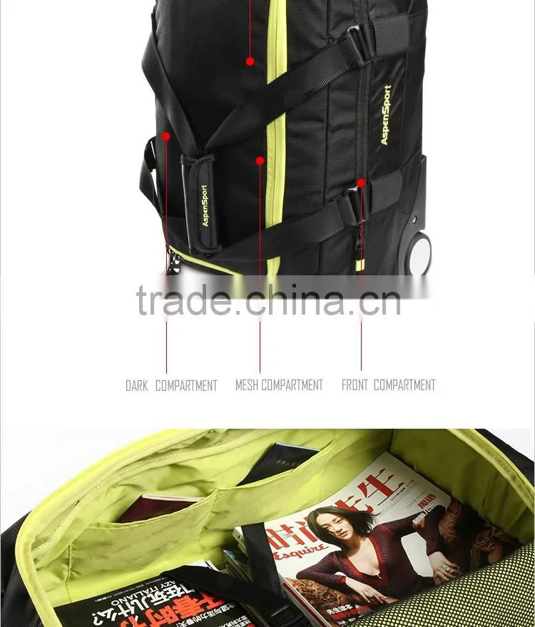 Large capacity Trolley travel bag Travelling bag with high quality
