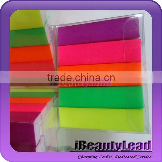 nail buffer block nail file for 5 different colors