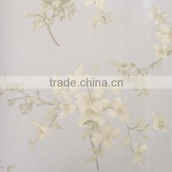 non woven Hot sale flower garden artificial Wallpaper