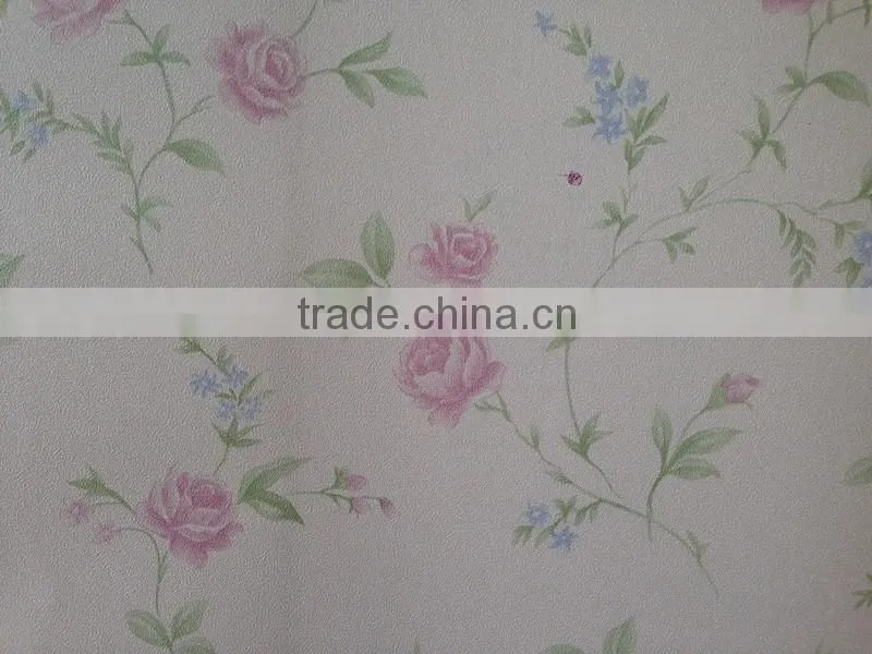 country style flowers vinyl wallpaper