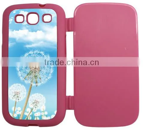 Printable sublimation heat transfer Flip mobile case for Iphone5C