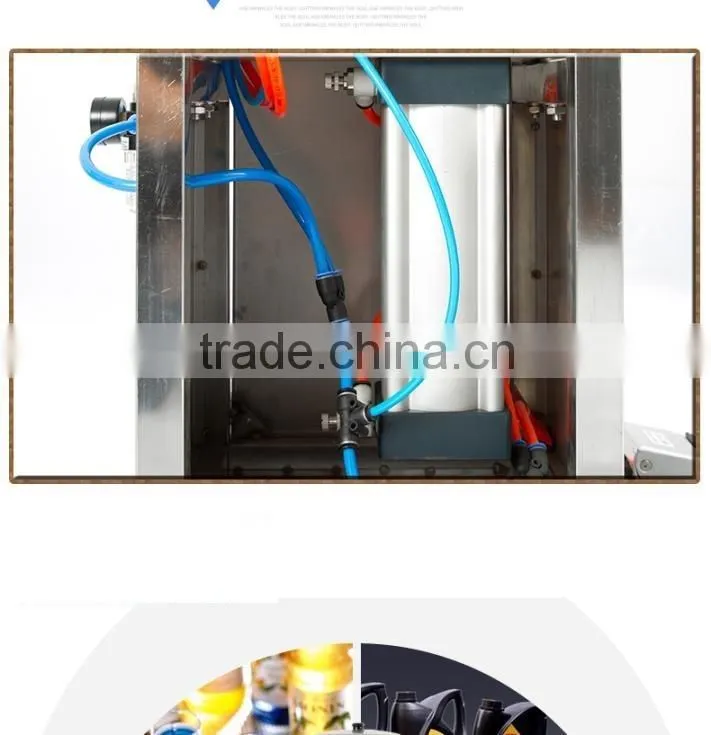 100ml Pneumatic Oil Filling Machine/Honey Liquid & Paste Filling Machine