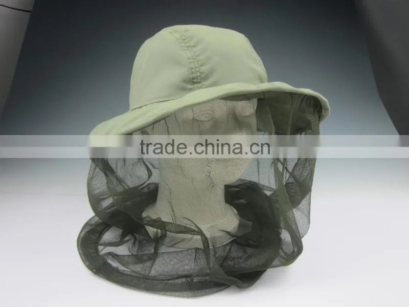 microfiber and mesh anti-mosquito cap