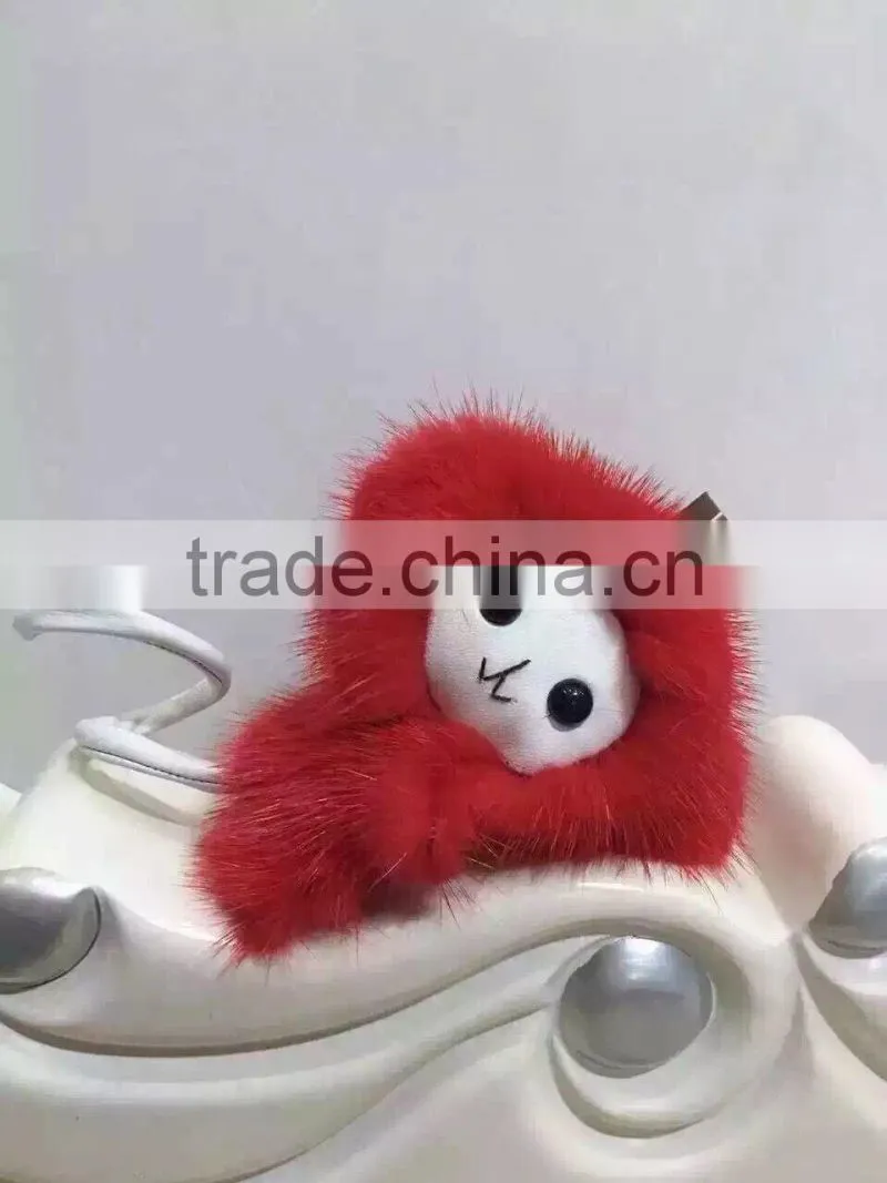 new style monkey fur key chain bag charm