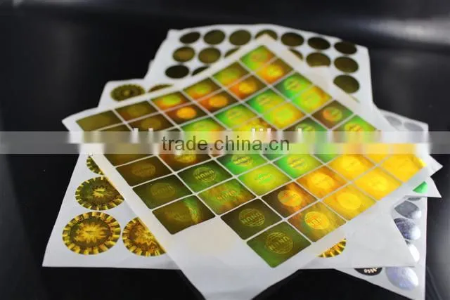 hotsale 3D hologram label for e liquid bottle