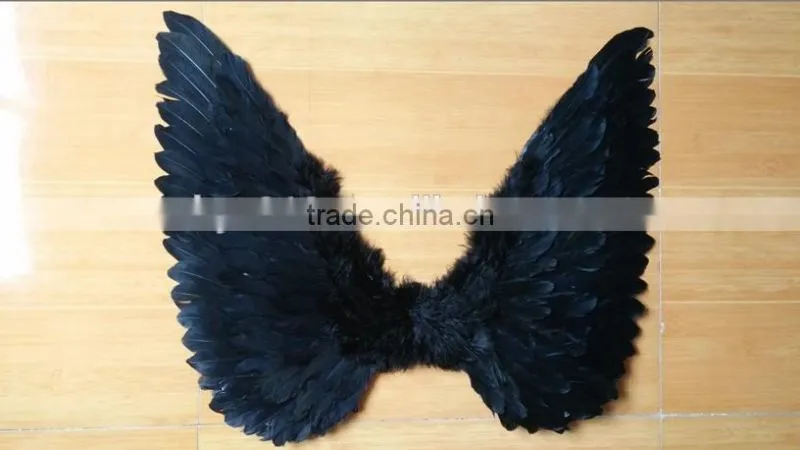 Large Red Feather Angel Wings for women, men and teens