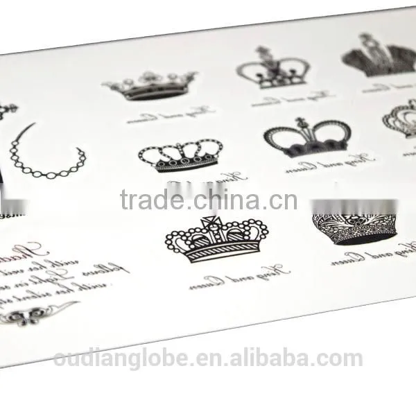 OEM Customize High Quality Beautiful Style Tattoo Sticker Temporary Tattoo Sticker
