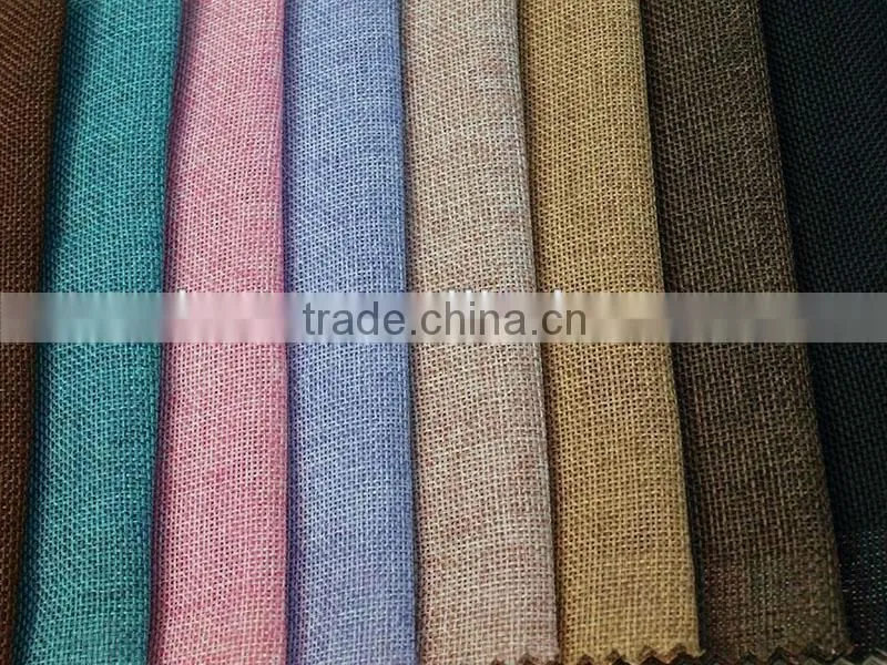 piece dyed imitation sofa linen fabric