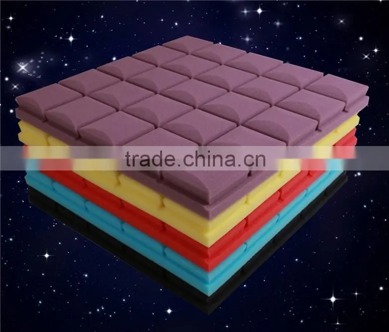 Acoustic walls insulation/colorful square sound proof sponge