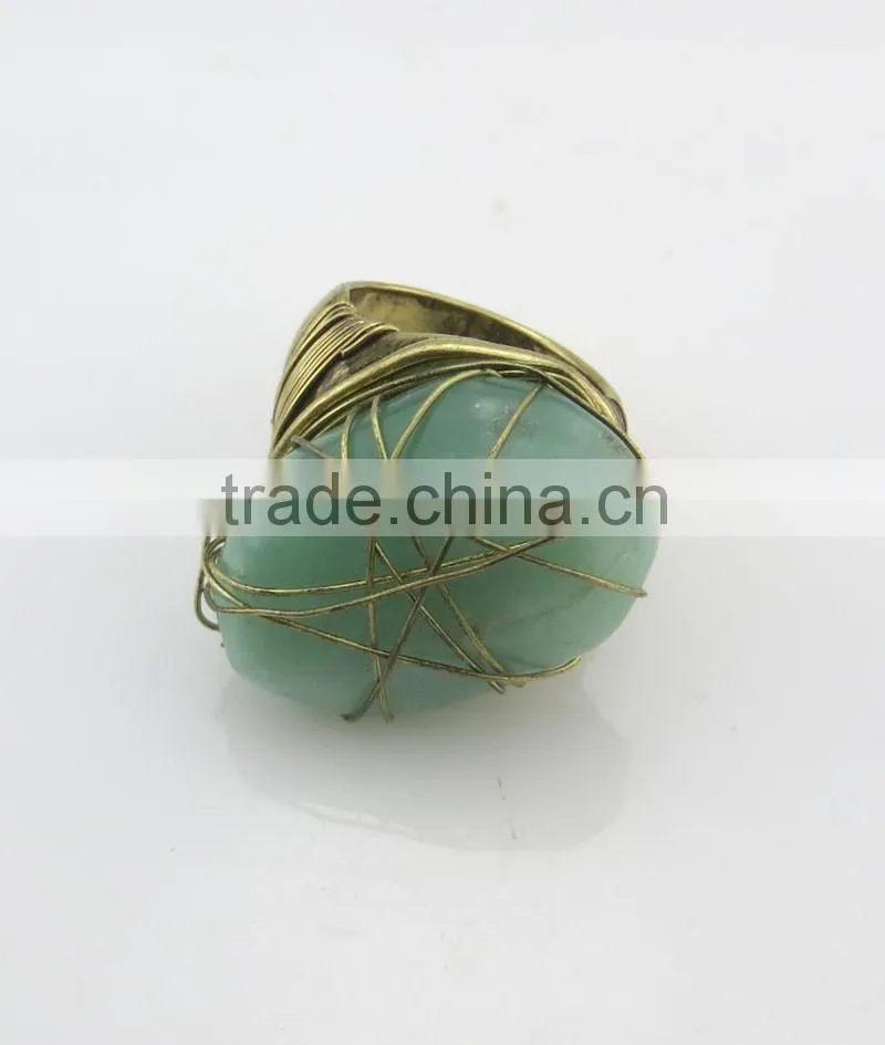New design good looking fashion stone personality rings