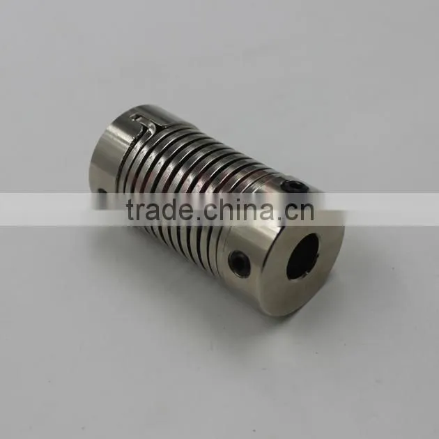 YUMO (LP D27 L50 10X10) Aluminium shaft Couplings Spring Bellows Encoder Couplings