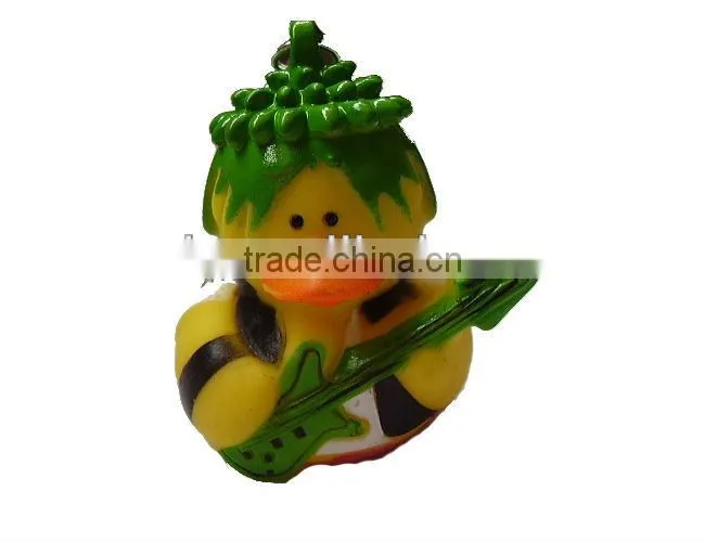 plastic rubber duck keychains