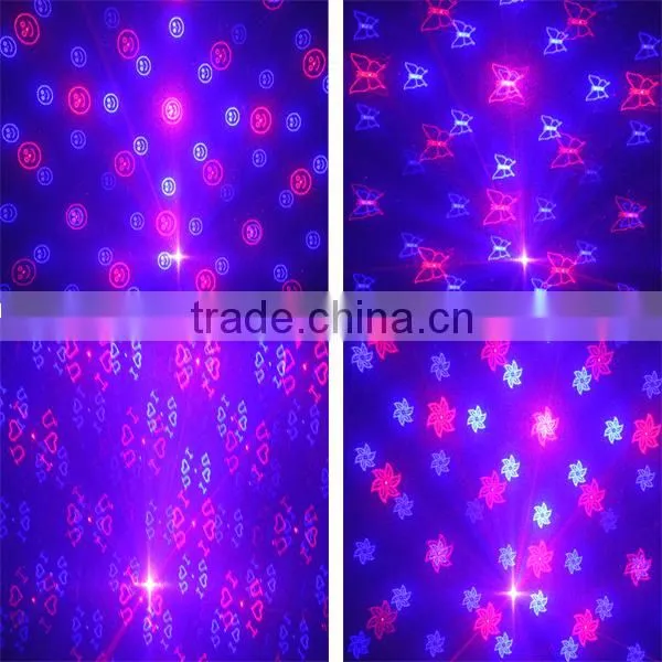 mini twinkling RB 12Gobos home party Laser Light