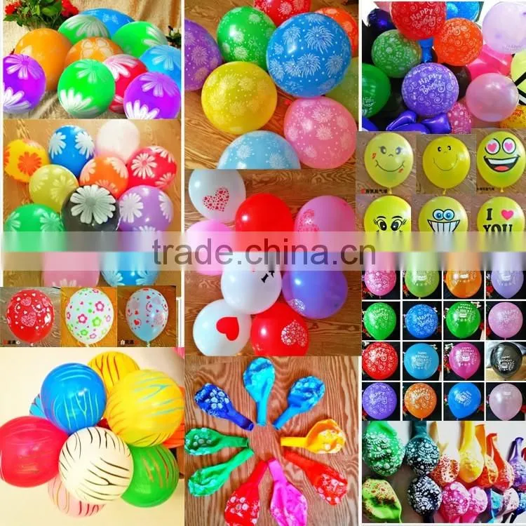 2016 Yiwu bombs rubber latex air balloon top quality Kids toy gift game,magic long balloon, latex heart balloon