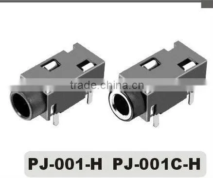 3.5mm mini phone jack PJ-001-H PJ-001C-H