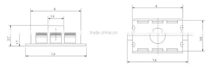 push button switch TS-1116 for SMT,mini tact switch