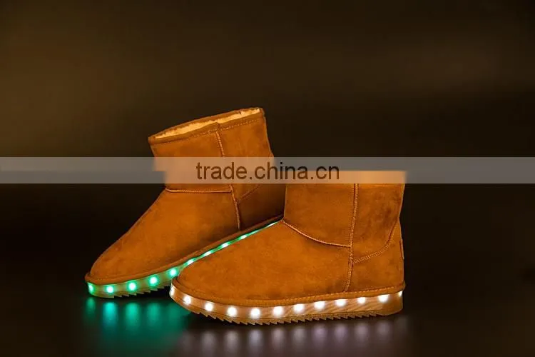 led snow boot High quality Fashion Led Light Up Snow Boots new products