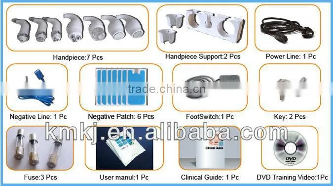 professional 7 in 1 cavi lipo ultrasound cavitation